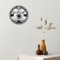 Creative 12-Inch Wall Clock - Unique Car Steering Wheel and Instrument Panel Design for Living Room