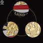 Gold Plated Souvenir Coin USA Sea Land Air Of Seal Team Challenge Department