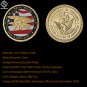 Gold Plated Souvenir Coin USA Sea Land Air Of Seal Team Challenge Department