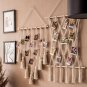 Hanging Photo Display Macrame Wall Hanging Pictures Frame Holder 10 Clips Boho Home