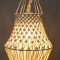 Macrame Lamp Shade Bohemian Hand Woven Lampshade Modern Hanging Pendant Creative Chandelier