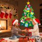 DIY Felt Christmas Tree DIY Kids Toys Xmas Decoration Ornaments Santa Claus Children's Tree Crafts