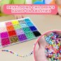 3300PCS Cream Glass Rice Beads 24 Color Set DIY Jewelry Parent Child Interaction 4mm Colorful