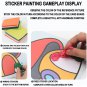 Children's Paper-Cut Cardboard Handmade Set Color Kindergarten Color Paper Origami Girl