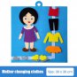 30CM*30CM DIY Craft Toy Emotion Change Puzzle Funny Game Creative Facial Expression Children