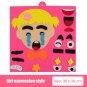 30CM*30CM DIY Craft Toy Emotion Change Puzzle Funny Game Creative Facial Expression Children