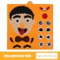 30CM*30CM DIY Craft Toy Emotion Change Puzzle Funny Game Creative Facial Expression Children