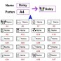 Children's Name Seal Custom Student's Name Stamp Kindergarten Clothes Waterproof Name Sticker
