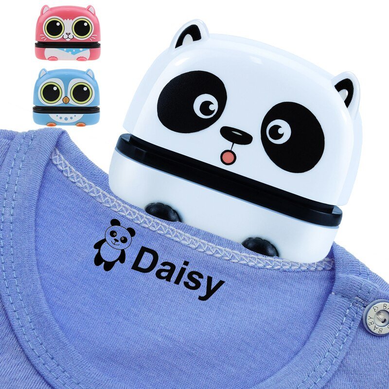 Children's Name Seal Custom Student's Name Stamp Kindergarten Clothes Waterproof Name Sticker