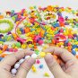 Pop-Arty Beads Snap-Together for Kid Jewelry Fashion Kit DIY Necklace and Bracelet Crafts Birthday