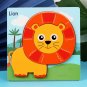 Wooden Puzzle Educational Montessori Animals Cartoon Early Learning Cognition Intelligence Game