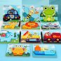 Wooden Puzzle Educational Montessori Animals Cartoon Early Learning Cognition Intelligence Game