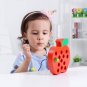 Baby Threading Toy Wooden Manual Puzzle DIY Insect Eating Apple Toy Children Early Education