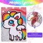 Diamond Painting by Number Kits Deer Unicorn Owl Crystal Rhinestone Diamond Embroidery