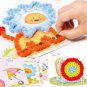 1Pcs Baby Kids Creative DIY Plush Ball Painting Stickers Children Educational Handmade Material
