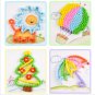 1Pcs Baby Kids Creative DIY Plush Ball Painting Stickers Children Educational Handmade Material