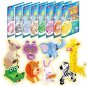 3D Animals Paper Puzzle Stickers For assembly interest hand on ability toys sets for children kids