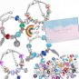 new Rainbow beaded children's bracelet box diy Valentine's Day Princess Charm beaded jewelry