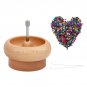 Durable Bead Threading Tool Durable Wooden Bead Spinner Set Easy Jewelry Making
