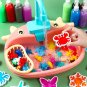 DIY Aqua Fairy Kit with Sink Toys for Kids Girls Kitchen Sink Toy with Running Water Magic Water Elf