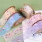 Sanrio Hello Kitty Webbing Cute KT Printed Ribbon DIY Bow Hair Accessories Headdress Cute Gift