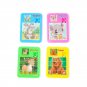 5pcs/bag Cartoon Animal 16frame Puzzle Sliding Flat Intellectual Toy Party Favors