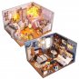 Dollhouse Miniature DIY Kit Mini Doll House Accessories DIY Wooden Dollhouse Handmade