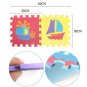 10pcs/set Number Animal Word Pattern Baby Play Mat Puzzle Toys Kids