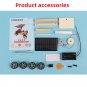 DIY Kids Creative Wooden Puzzle Solar Car Toy Science Experimental Tool Kit Learning Education