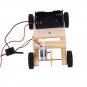 DIY Kids Creative Wooden Puzzle Solar Car Toy Science Experimental Tool Kit Learning Education