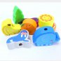 42PCS Wooden Beads Animal Alphanumeric Fruit Stringing Game Hand-brain Coordination