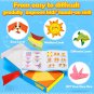 Craft Origami Paper for Kids 54Sheets Vivid Colorful Folding Papers 27Patterns Art Projects Kit