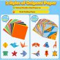 Craft Origami Paper for Kids 54Sheets Vivid Colorful Folding Papers 27Patterns Art Projects Kit