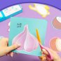 48/60pcs Children Scissor Skills Activity Book Child-Safe Scissors Paper Kindergarten Cutting