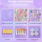 Kawaii Cream Guka Sticker Set Stickers diy Materials Pack Storage Box Hand Ledger Material Pack