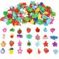 48Pcs DIY Colorful Handmade Rainbow Loom Soft Pendant Rubber Band Bracelet Jewelry