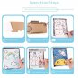 1pcs Creative Crafts Hand-Painted DIY Educational Paperboard Coloring Camera Graffiti Painting