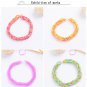 600-10000pcs Elastic Rainbow Rubber Bands Kits Colorful Weave Machine DIY Bracelet Handicraft