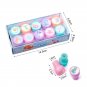 10 Pcs/Box Simple Stamps Toy for Kids Cartoon Animal Self-ink Seal DIY Painting