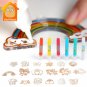 DIY Toy Kids Drawing Craft Window Painting Art Kit Handmade Bead Diamond Jewelry Chain