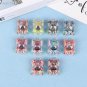 10Pcs Cartoon Transparent Pull Back Car Toy Kids Party Favors Birthday Party Small Gift Giveaway