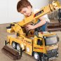 Large Truck Crane Engineering Vehicle Alloy Model Car Construction Toys