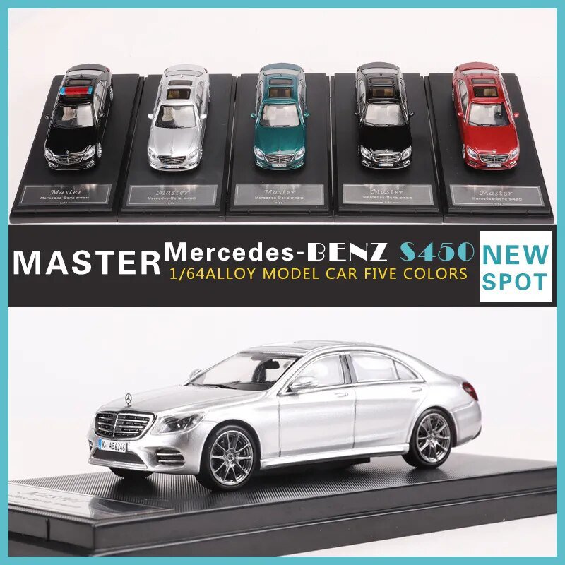 MASTER 1:64 Mercedes S450 Die-cast Alloy Model Car