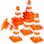 10 Pcs Miniatures Toy Road Sign Traffic Cones Models Kids Small Toys Signs Child