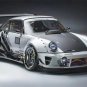 DCM 1:64 RWB 964 Matte pink / Frosted Grey Carbon Fiber Cover Diecast Model Car