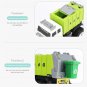 Garbage Truck Model with 4 Trash Sorting Cans Waste Management Recycling Truck Toy