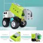 Garbage Truck Model with 4 Trash Sorting Cans Waste Management Recycling Truck Toy