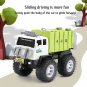 Garbage Truck Model with 4 Trash Sorting Cans Waste Management Recycling Truck Toy