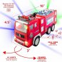 Electric Fire Truck Kids Toy With Bright Flashing 4D