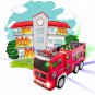 Electric Fire Truck Kids Toy With Bright Flashing 4D
